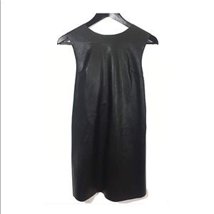 Zara faux leather dress